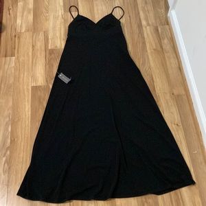 🔴DONATING SOON🔴 Ann Taylor formal floor-length black dress